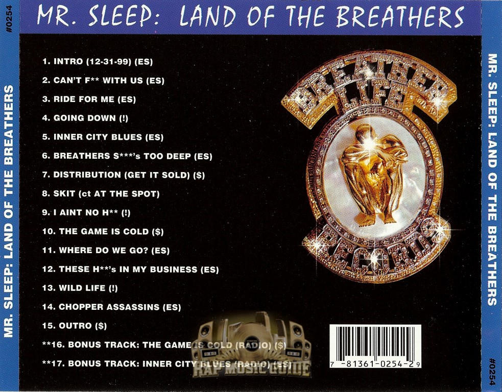 Mr. Sleep - Land Of The Breathers: CD | Rap Music Guide